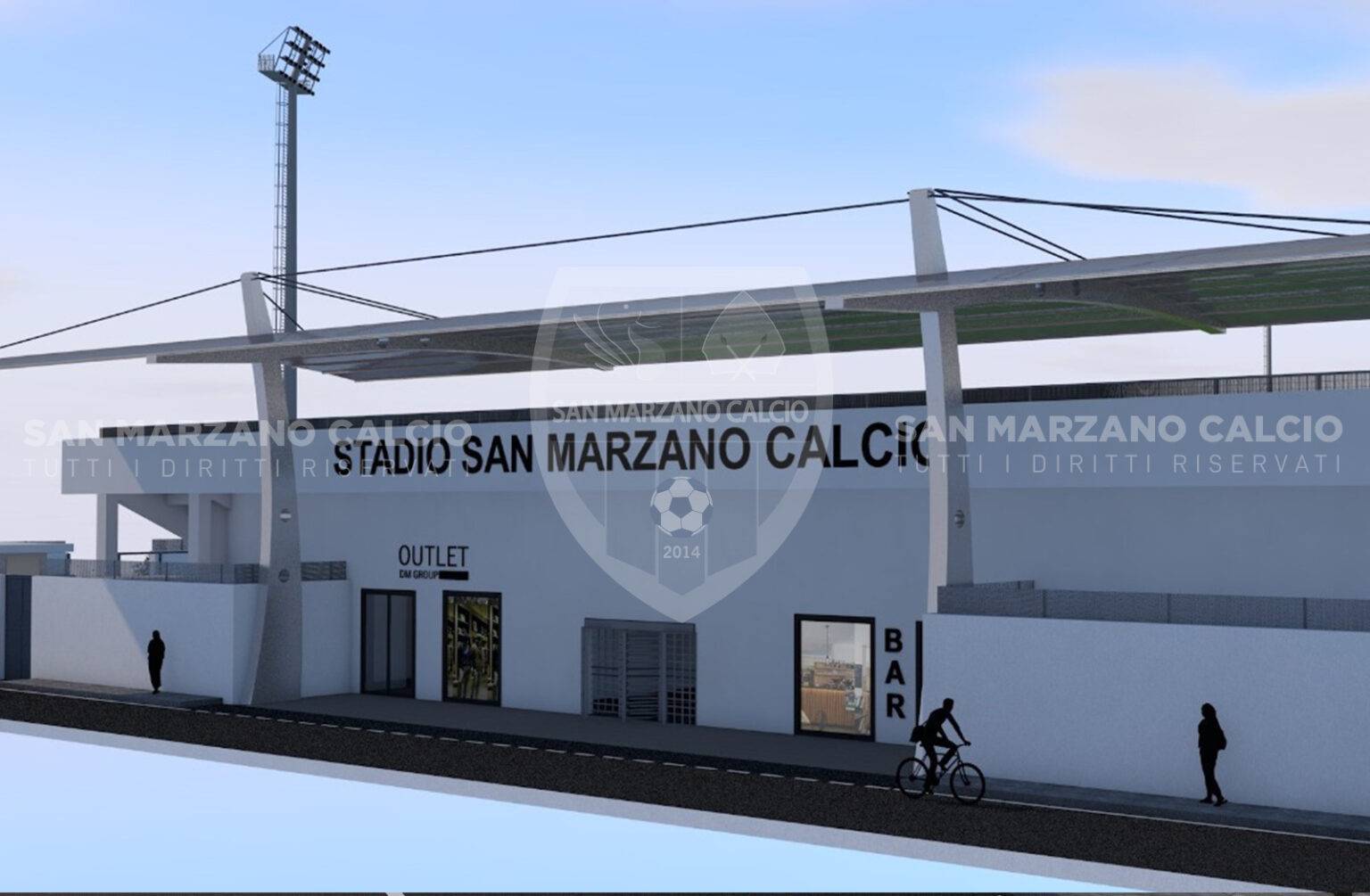 Stadio Comunale Di San Marzano Ecco Il Progetto San Marzano Calcio